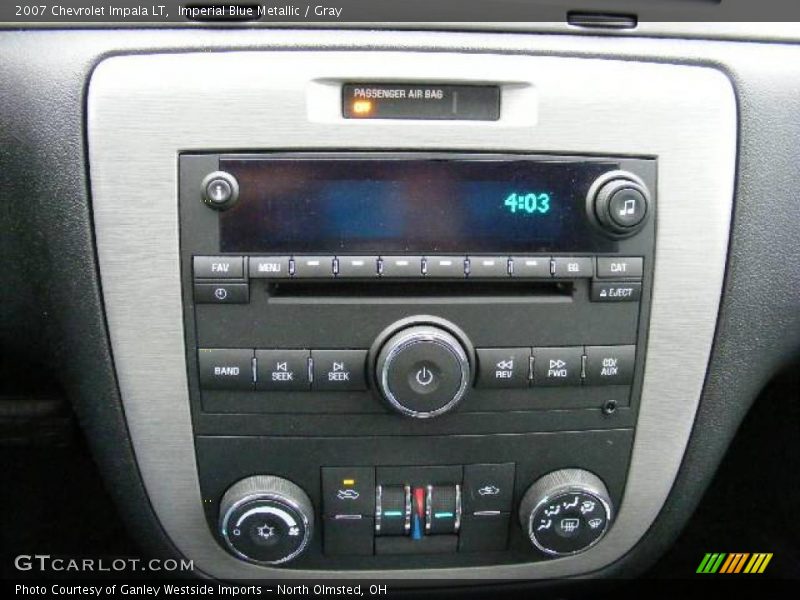 Imperial Blue Metallic / Gray 2007 Chevrolet Impala LT