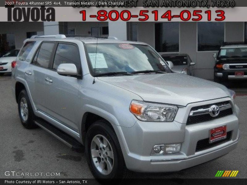 Titanium Metallic / Dark Charcoal 2007 Toyota 4Runner SR5 4x4