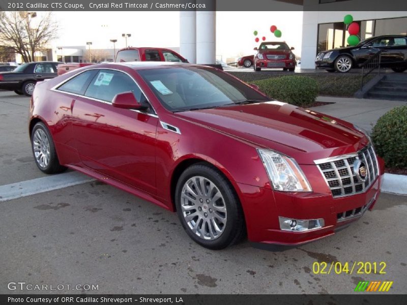 Crystal Red Tintcoat / Cashmere/Cocoa 2012 Cadillac CTS Coupe