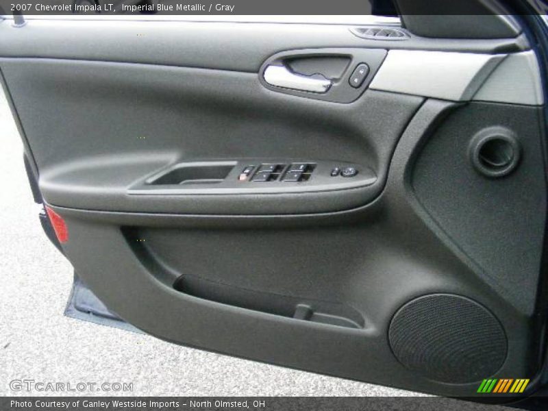 Imperial Blue Metallic / Gray 2007 Chevrolet Impala LT