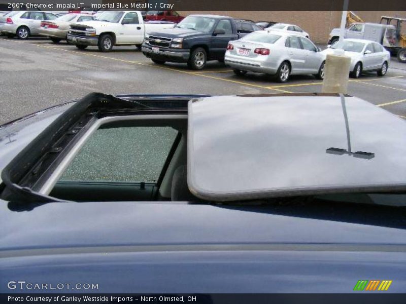 Imperial Blue Metallic / Gray 2007 Chevrolet Impala LT