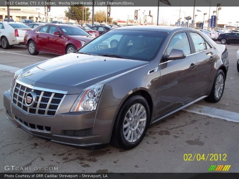 Mocha Steel Metallic / Light Titanium/Ebony 2012 Cadillac CTS 3.0 Sedan