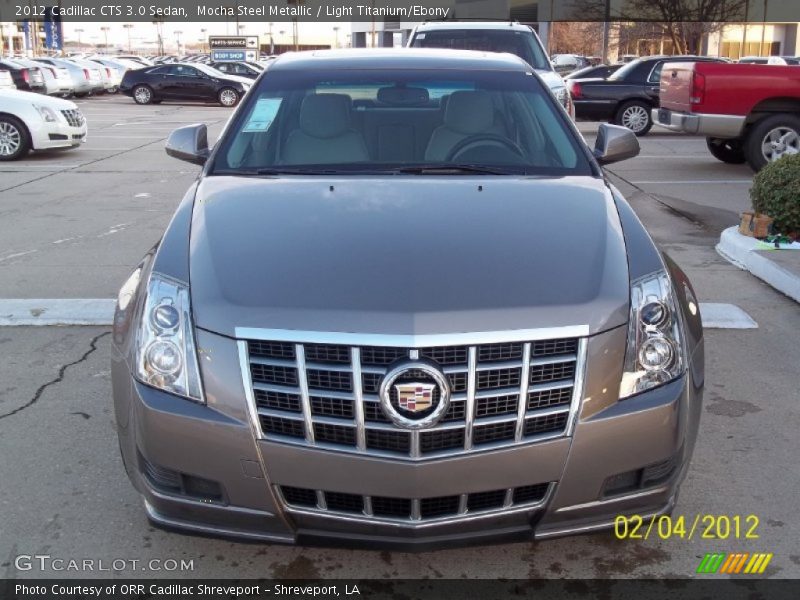 Mocha Steel Metallic / Light Titanium/Ebony 2012 Cadillac CTS 3.0 Sedan