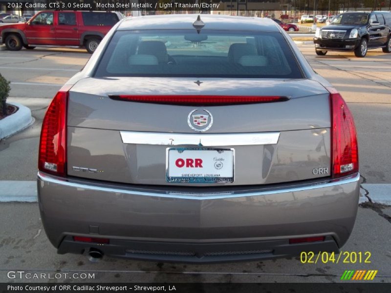 Mocha Steel Metallic / Light Titanium/Ebony 2012 Cadillac CTS 3.0 Sedan