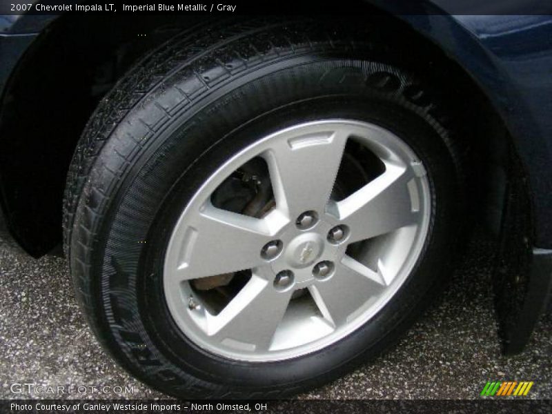 Imperial Blue Metallic / Gray 2007 Chevrolet Impala LT