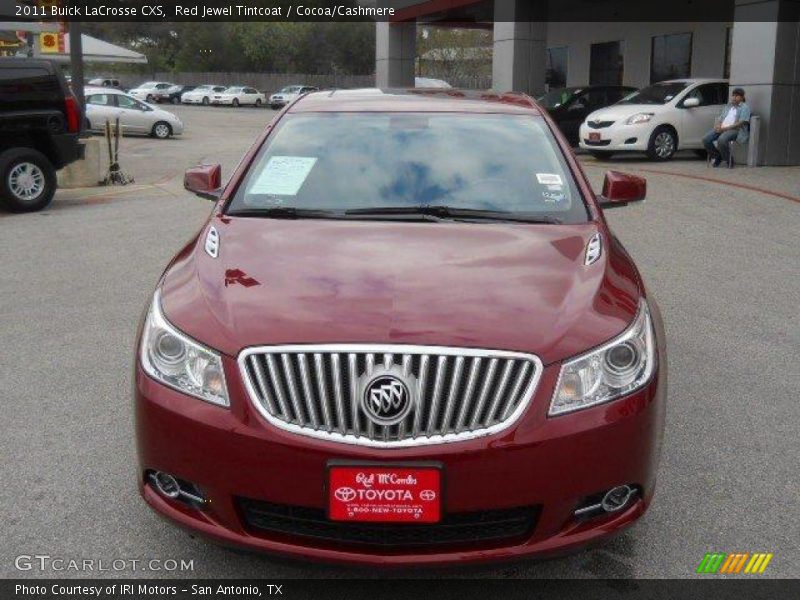 Red Jewel Tintcoat / Cocoa/Cashmere 2011 Buick LaCrosse CXS