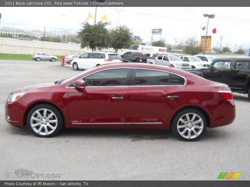 Red Jewel Tintcoat / Cocoa/Cashmere 2011 Buick LaCrosse CXS