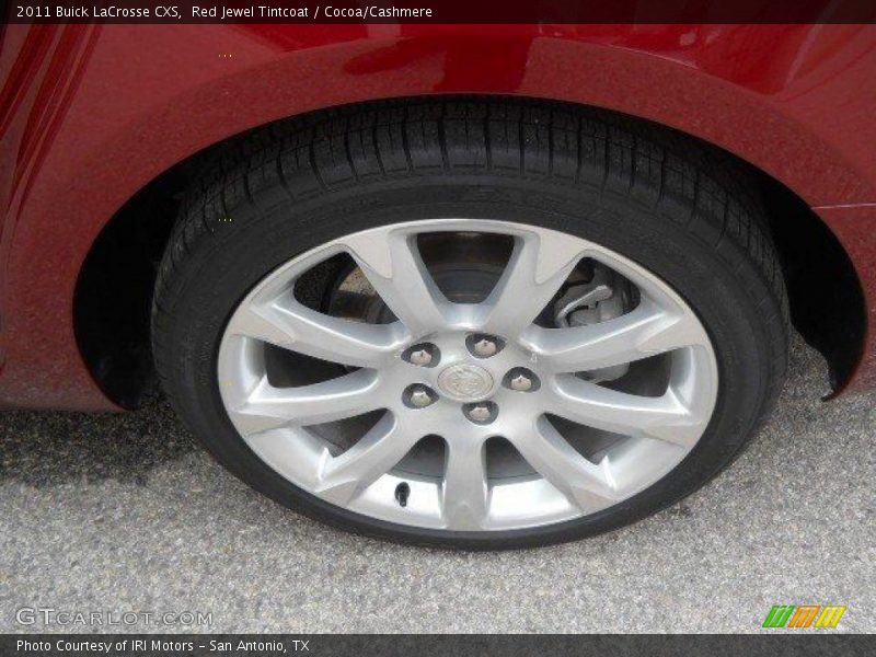 Red Jewel Tintcoat / Cocoa/Cashmere 2011 Buick LaCrosse CXS