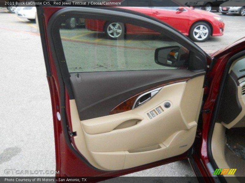 Red Jewel Tintcoat / Cocoa/Cashmere 2011 Buick LaCrosse CXS