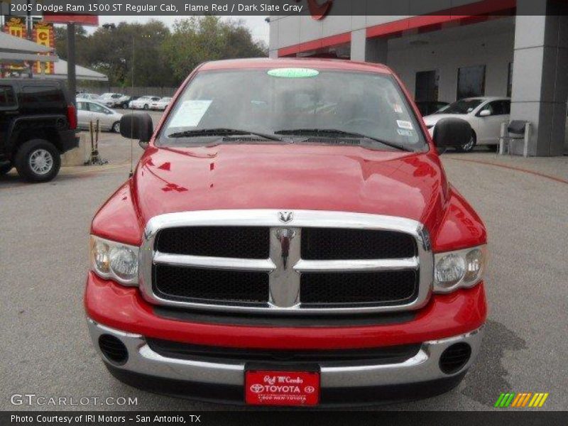 Flame Red / Dark Slate Gray 2005 Dodge Ram 1500 ST Regular Cab