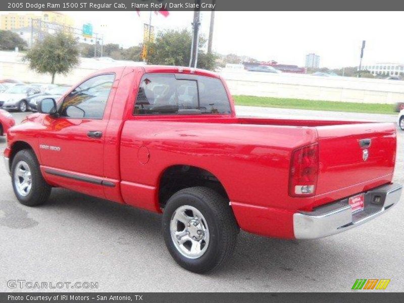 Flame Red / Dark Slate Gray 2005 Dodge Ram 1500 ST Regular Cab