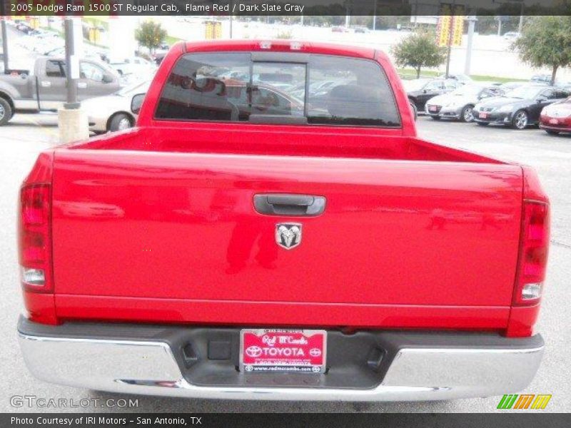 Flame Red / Dark Slate Gray 2005 Dodge Ram 1500 ST Regular Cab
