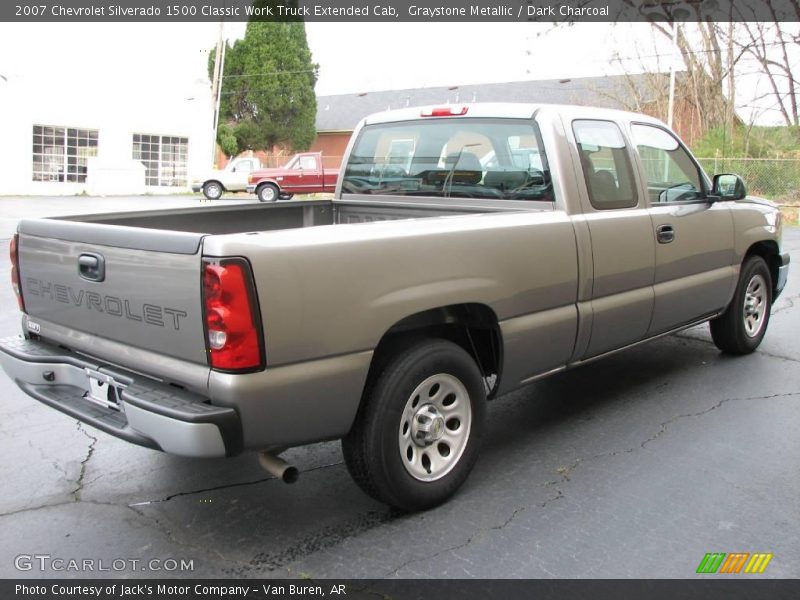 Graystone Metallic / Dark Charcoal 2007 Chevrolet Silverado 1500 Classic Work Truck Extended Cab