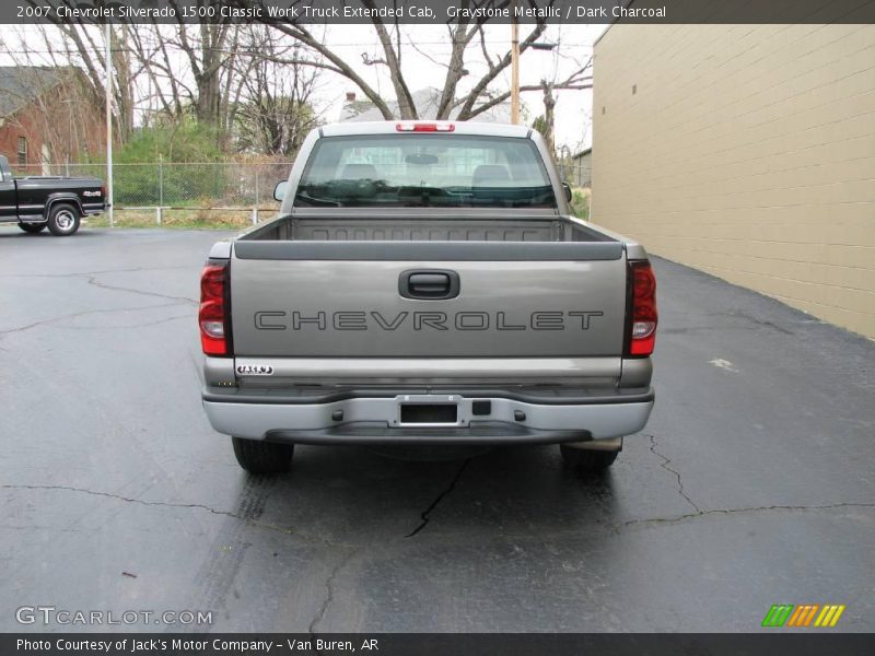 Graystone Metallic / Dark Charcoal 2007 Chevrolet Silverado 1500 Classic Work Truck Extended Cab