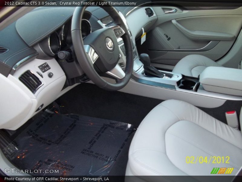 Crystal Red Tintcoat / Light Titanium/Ebony 2012 Cadillac CTS 3.0 Sedan
