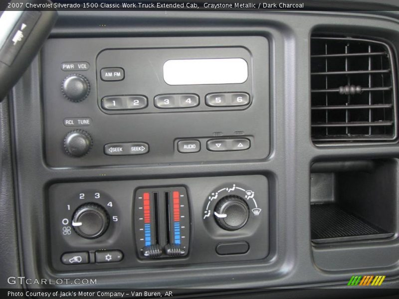 Graystone Metallic / Dark Charcoal 2007 Chevrolet Silverado 1500 Classic Work Truck Extended Cab