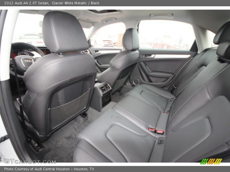 Glacier White Metallic / Black 2012 Audi A4 2.0T Sedan
