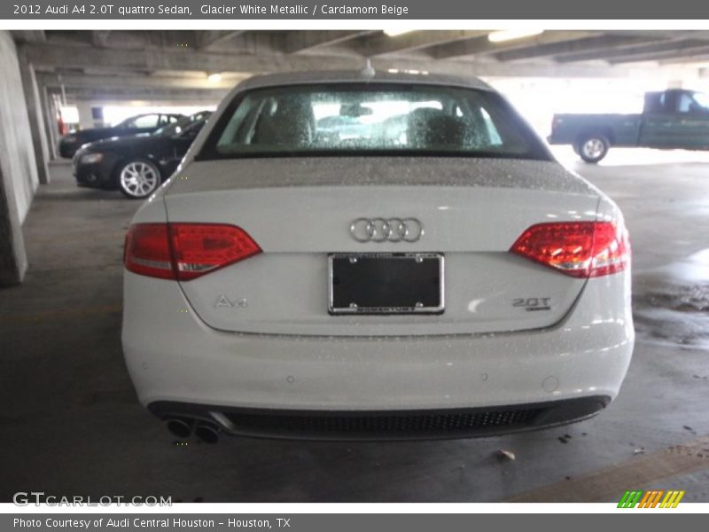 Glacier White Metallic / Cardamom Beige 2012 Audi A4 2.0T quattro Sedan