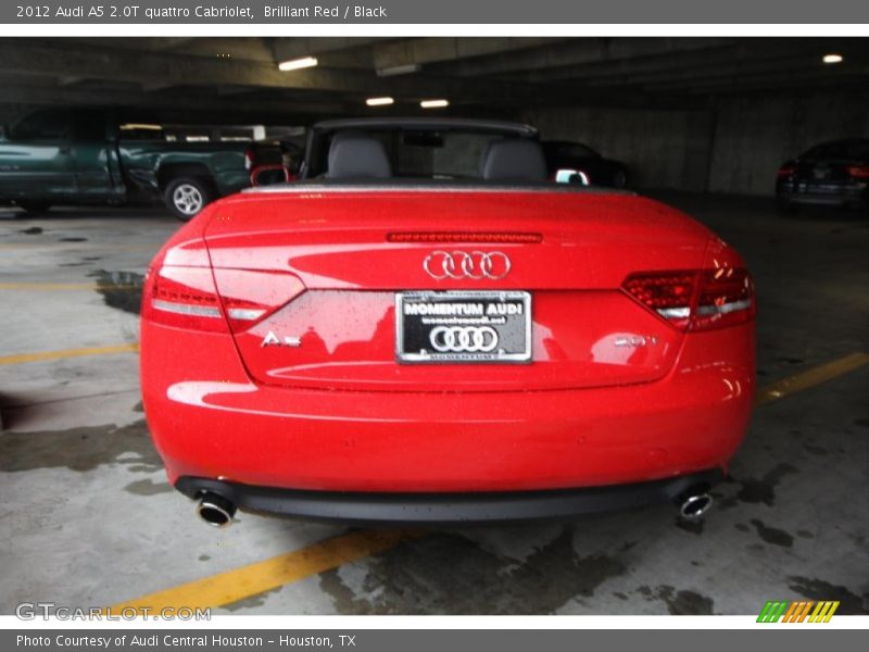 Brilliant Red / Black 2012 Audi A5 2.0T quattro Cabriolet