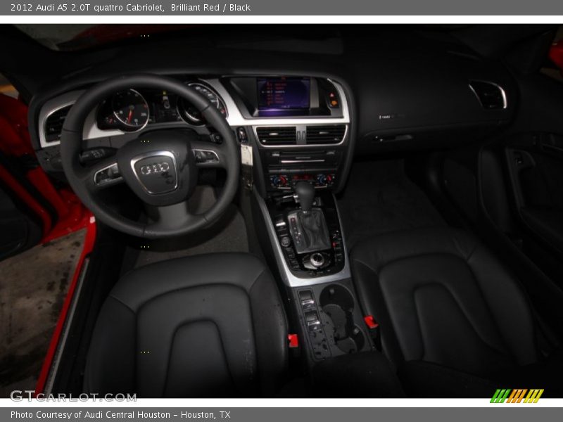 Brilliant Red / Black 2012 Audi A5 2.0T quattro Cabriolet