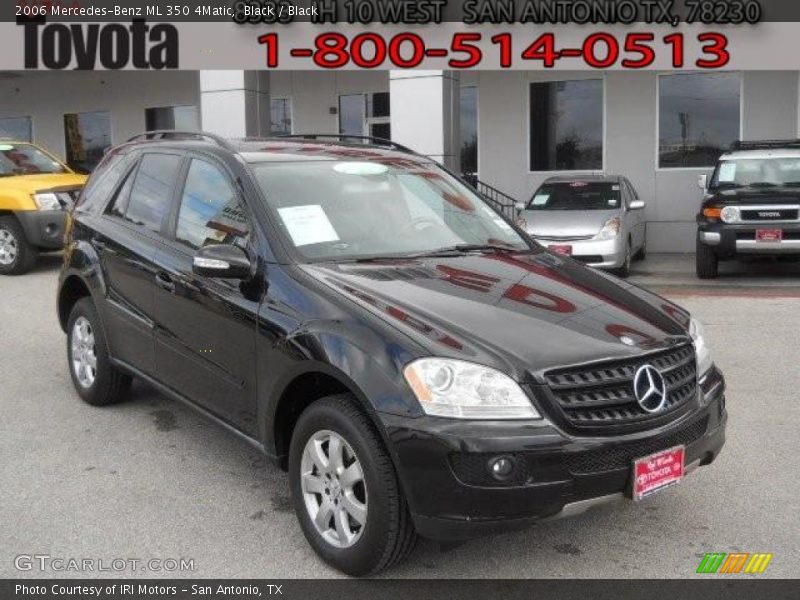 Black / Black 2006 Mercedes-Benz ML 350 4Matic