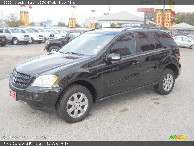 Black / Black 2006 Mercedes-Benz ML 350 4Matic