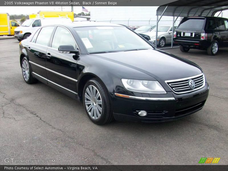 Black / Sonnen Beige 2005 Volkswagen Phaeton V8 4Motion Sedan