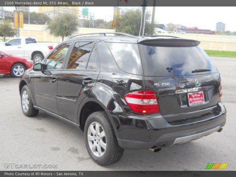 Black / Black 2006 Mercedes-Benz ML 350 4Matic