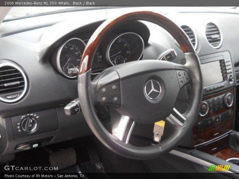 Black / Black 2006 Mercedes-Benz ML 350 4Matic