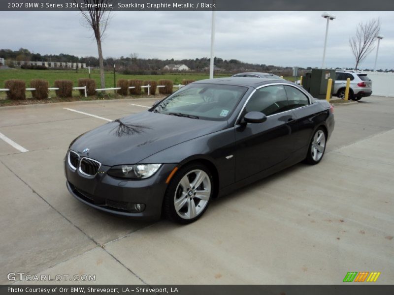 Sparkling Graphite Metallic / Black 2007 BMW 3 Series 335i Convertible