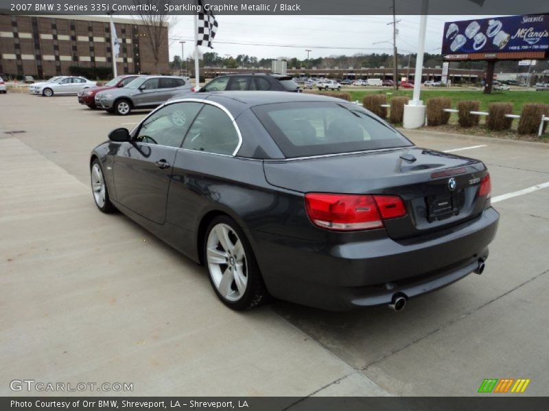 Sparkling Graphite Metallic / Black 2007 BMW 3 Series 335i Convertible