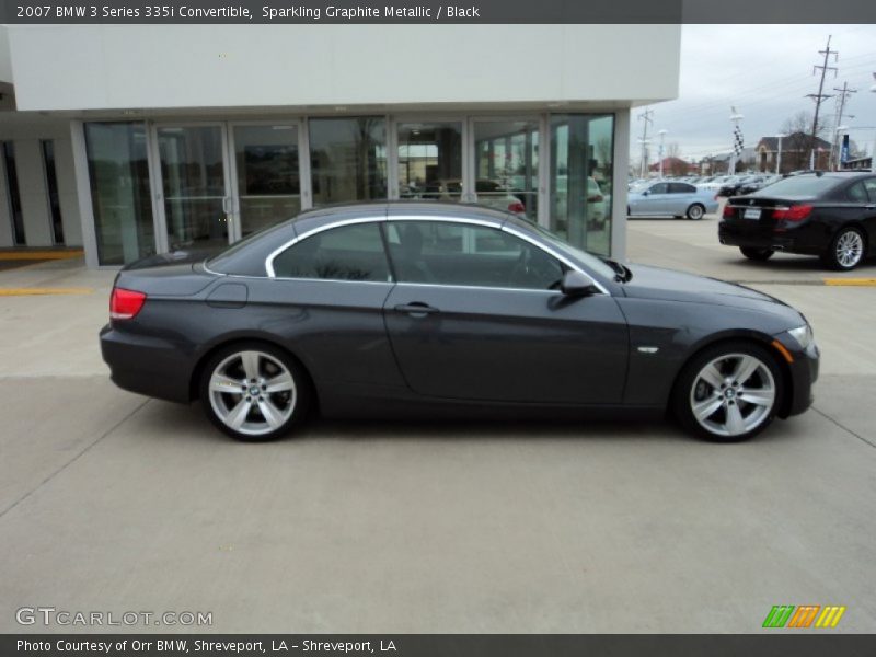 Sparkling Graphite Metallic / Black 2007 BMW 3 Series 335i Convertible
