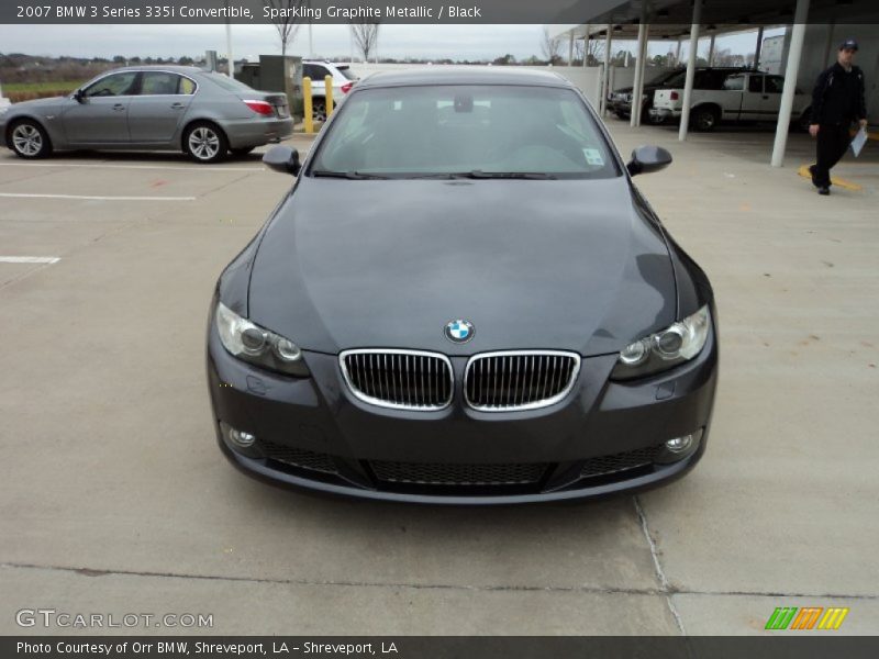 Sparkling Graphite Metallic / Black 2007 BMW 3 Series 335i Convertible