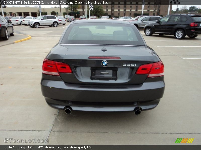 Sparkling Graphite Metallic / Black 2007 BMW 3 Series 335i Convertible