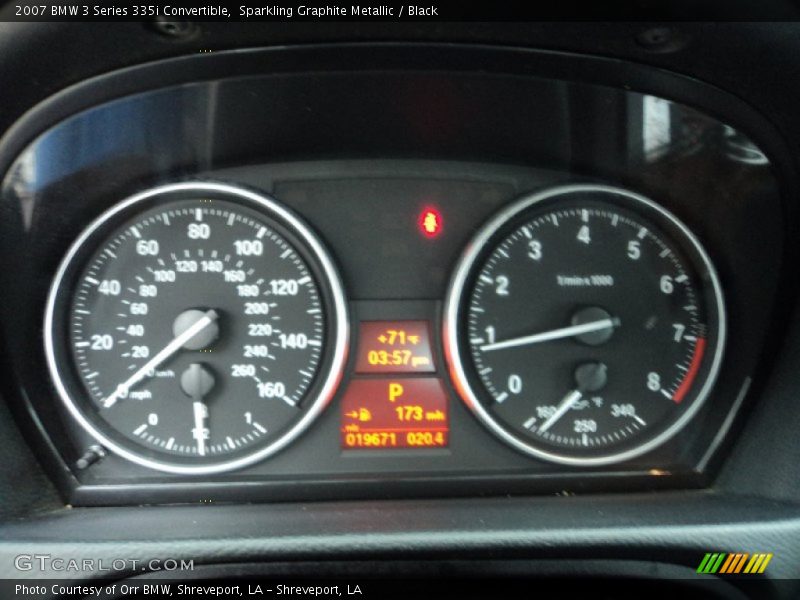 Sparkling Graphite Metallic / Black 2007 BMW 3 Series 335i Convertible