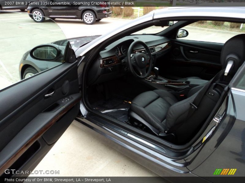 Sparkling Graphite Metallic / Black 2007 BMW 3 Series 335i Convertible