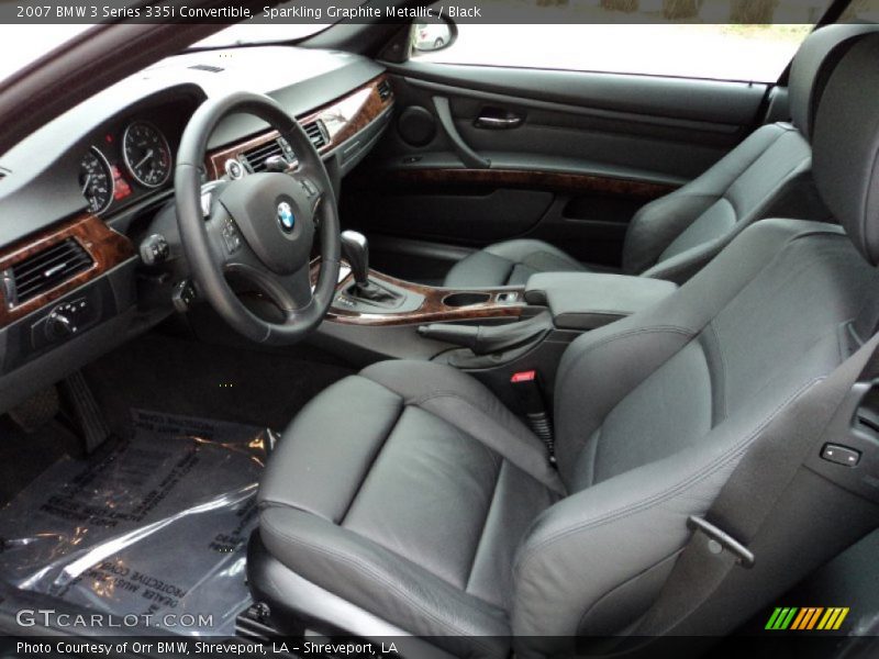 Sparkling Graphite Metallic / Black 2007 BMW 3 Series 335i Convertible