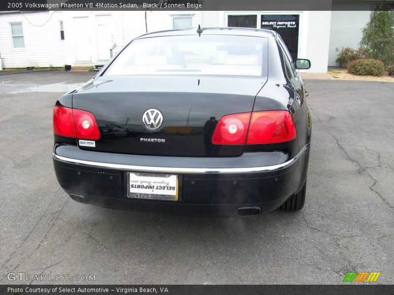 Black / Sonnen Beige 2005 Volkswagen Phaeton V8 4Motion Sedan