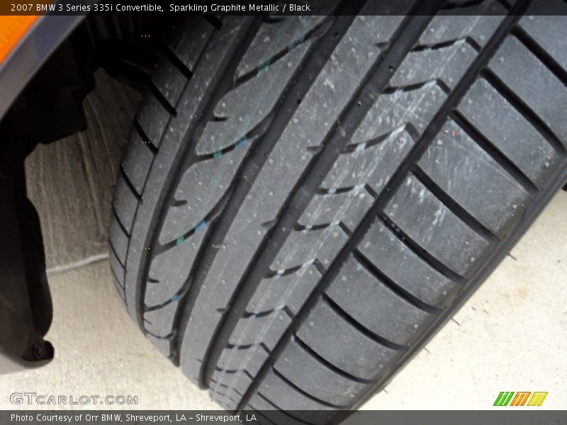 Sparkling Graphite Metallic / Black 2007 BMW 3 Series 335i Convertible