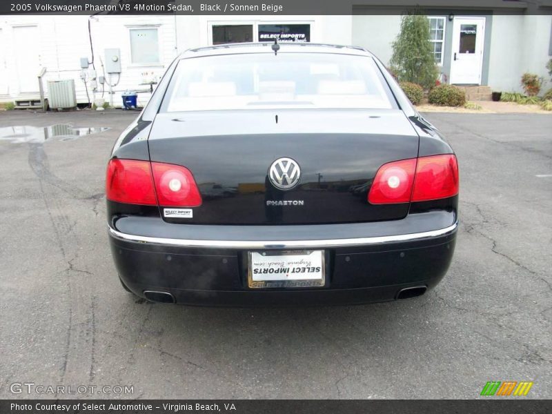 Black / Sonnen Beige 2005 Volkswagen Phaeton V8 4Motion Sedan