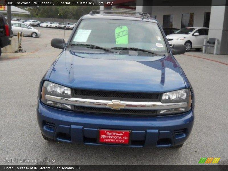 Superior Blue Metallic / Light Gray 2006 Chevrolet TrailBlazer LS