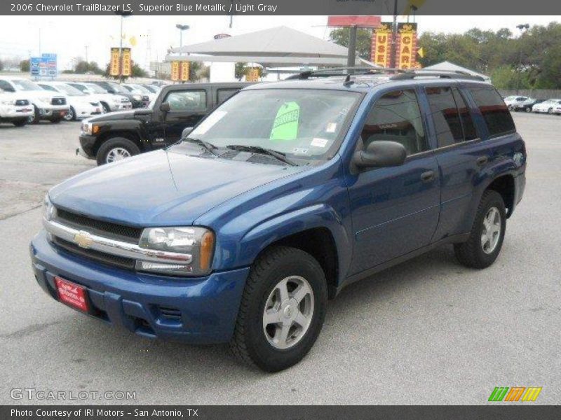 Superior Blue Metallic / Light Gray 2006 Chevrolet TrailBlazer LS