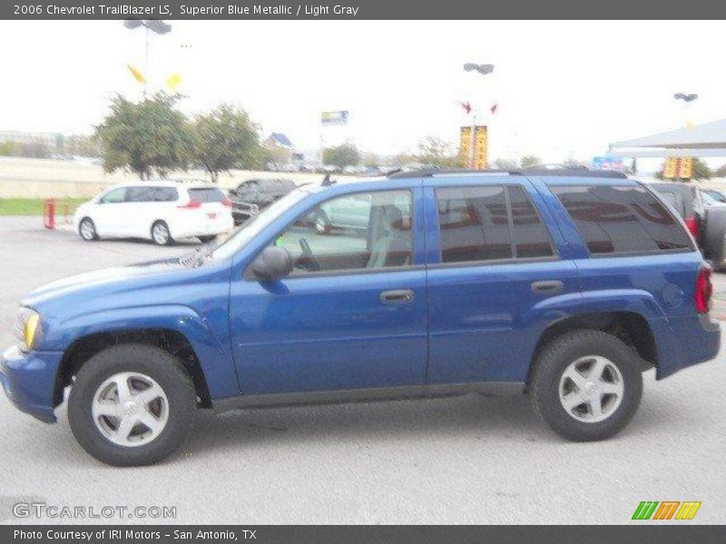 Superior Blue Metallic / Light Gray 2006 Chevrolet TrailBlazer LS