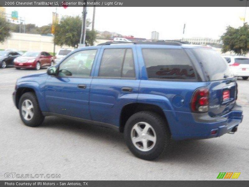 Superior Blue Metallic / Light Gray 2006 Chevrolet TrailBlazer LS