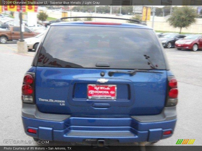 Superior Blue Metallic / Light Gray 2006 Chevrolet TrailBlazer LS