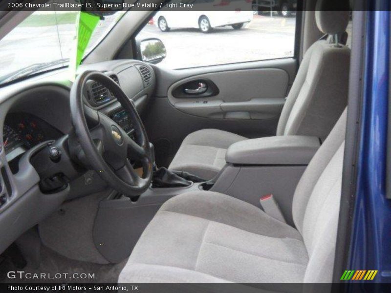Superior Blue Metallic / Light Gray 2006 Chevrolet TrailBlazer LS
