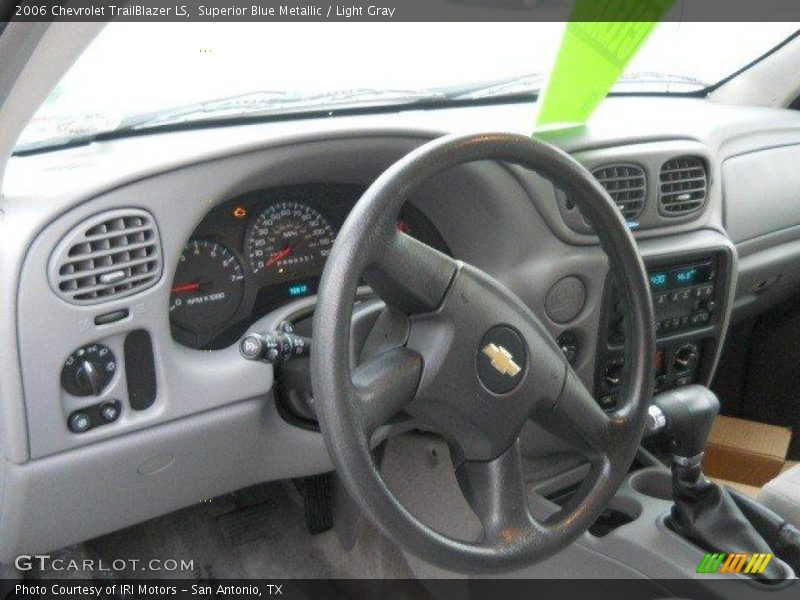 Superior Blue Metallic / Light Gray 2006 Chevrolet TrailBlazer LS