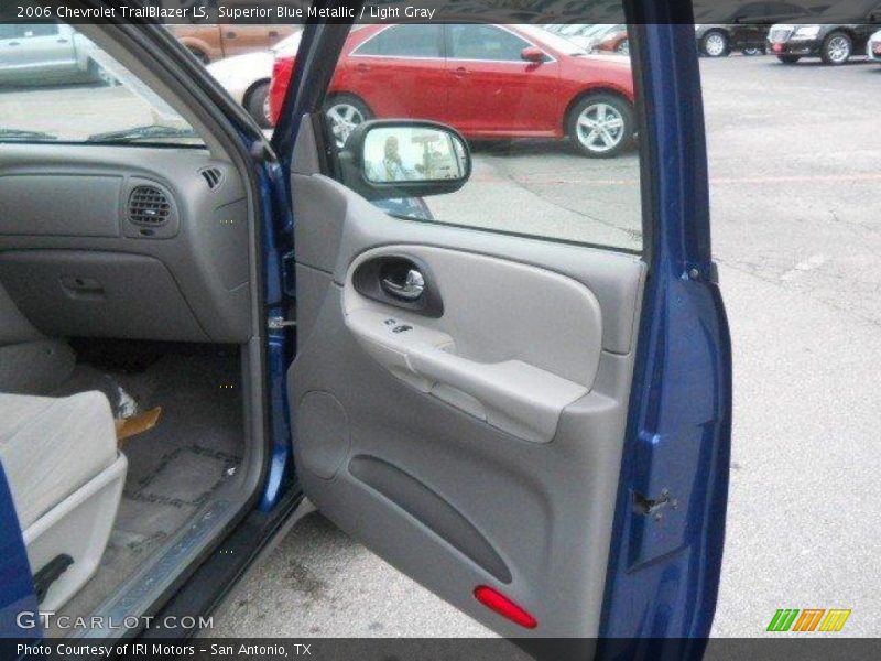 Superior Blue Metallic / Light Gray 2006 Chevrolet TrailBlazer LS