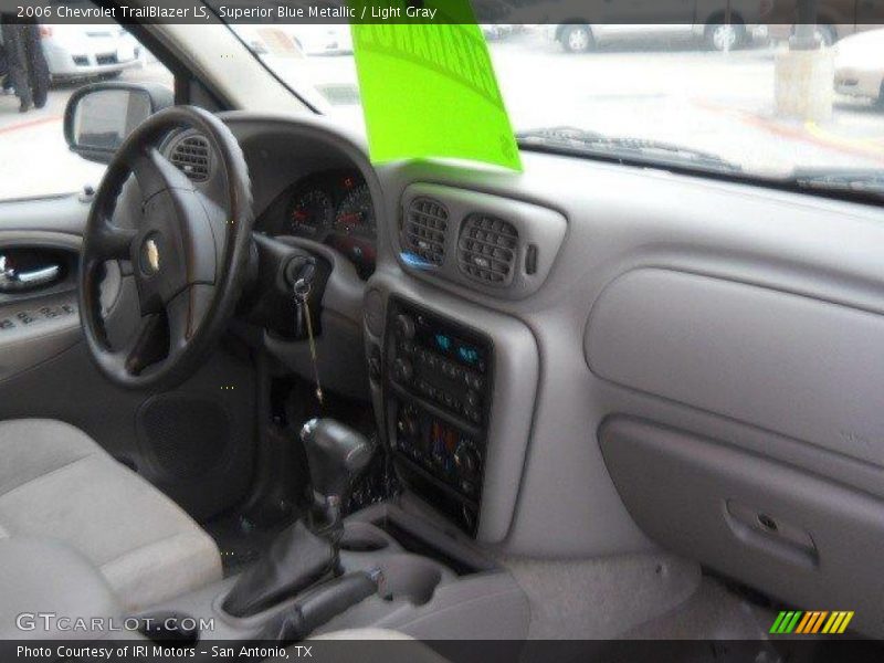 Superior Blue Metallic / Light Gray 2006 Chevrolet TrailBlazer LS