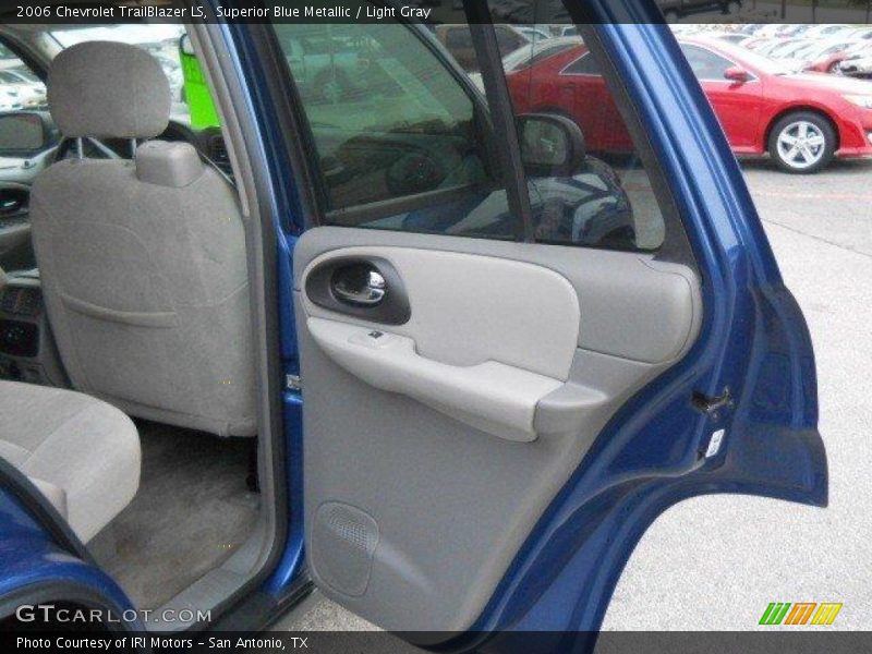 Superior Blue Metallic / Light Gray 2006 Chevrolet TrailBlazer LS
